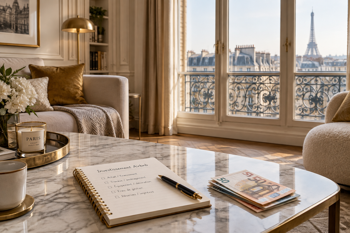 Airbnb à Paris : combien faut-il investir avant la première réservation ?