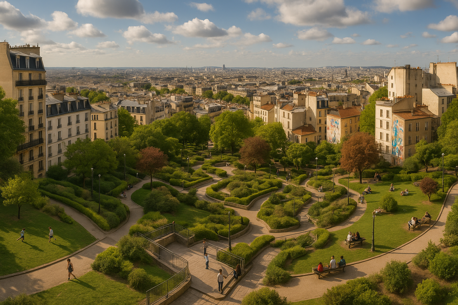 Belleville & Parc de Belleville Paris 20