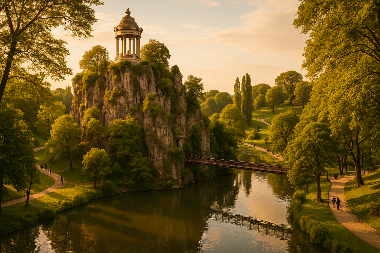Parc des buttes chaumont Paris 19