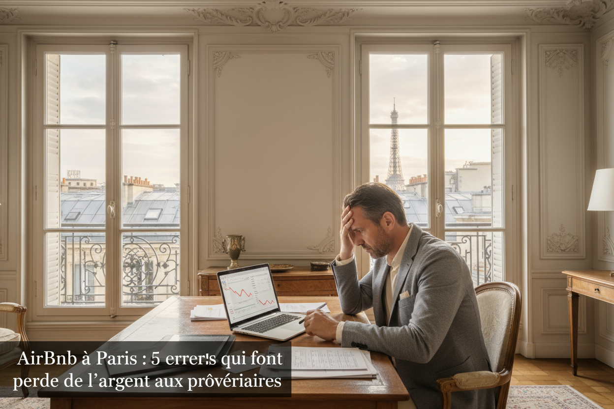Airbnb à Paris : 5 erreurs qui font perdre de l’argent aux propriétaires