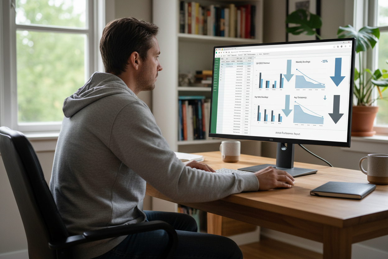 la rentabilité d'Airbnb diminue 